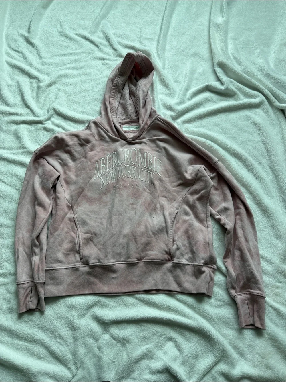 Abercrombie & Fitch Dusty Mauve Cowl Hoodie - Women's